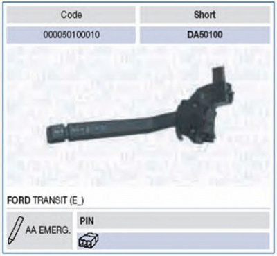 MAGNETI MARELLI 000050100010 -  Выключатель на колонке рулевого управления